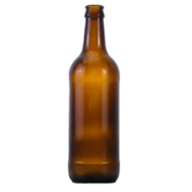 480ml Amber Glass Beer Bottle with Crown Cap – Wholesale & Customizable