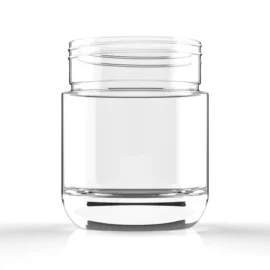 175ml Clear Honey Jar – Short Cylinder with Lid for Food Storage & Custom Branding