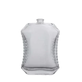 Premium 50ml & 100ml Custom Perfume Bottle – Embossed Glass Design, Unique Shape