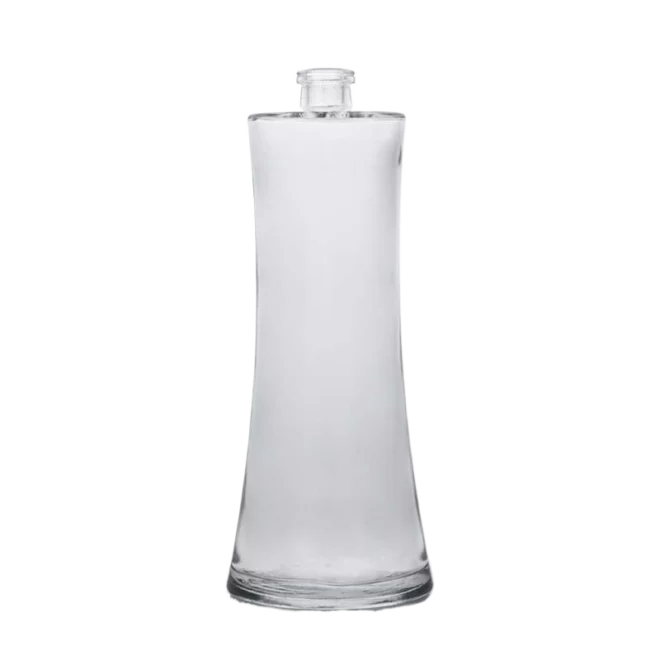 50ml & 100ml Clear Round Glass Perfume Bottle – Elegant Flat Shoulder Design, Thin High-Quality Glass