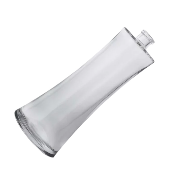 50ml & 100ml Clear Round Glass Perfume Bottle – Elegant Flat Shoulder Design, Thin High-Quality Glass - Image 4
