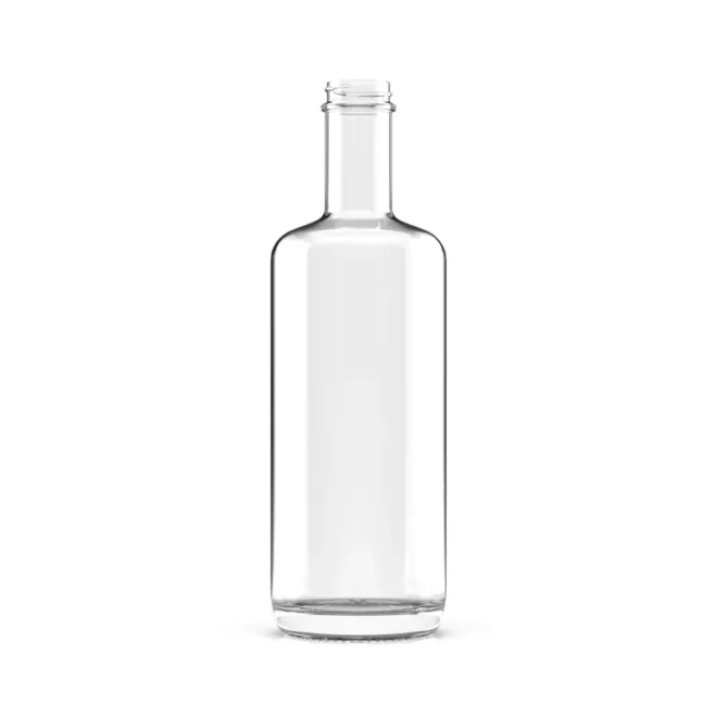 750ml Super Flint Round Glass Bottle – Premium Spirit Bottle for Custom Branding & Wholesale