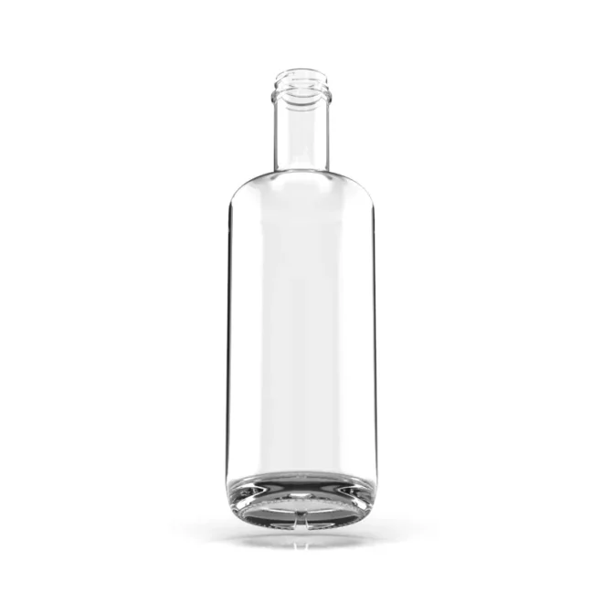 750ml Super Flint Round Glass Bottle – Premium Spirit Bottle for Custom Branding & Wholesale - Image 2