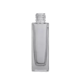 35ml Luxury Rectangular Glass Perfume Bottle with Screw Cap – Ideal for Cosmetics