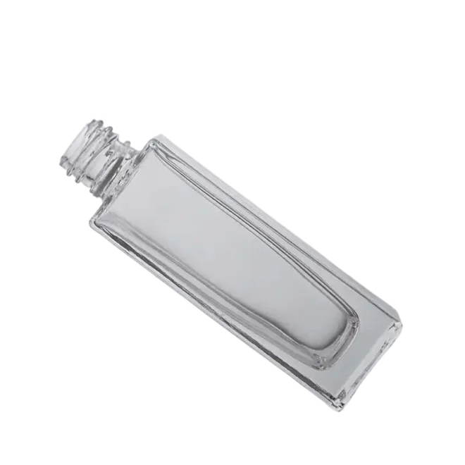 35ml Luxury Rectangular Glass Perfume Bottle with Screw Cap – Ideal for Cosmetics - Image 2