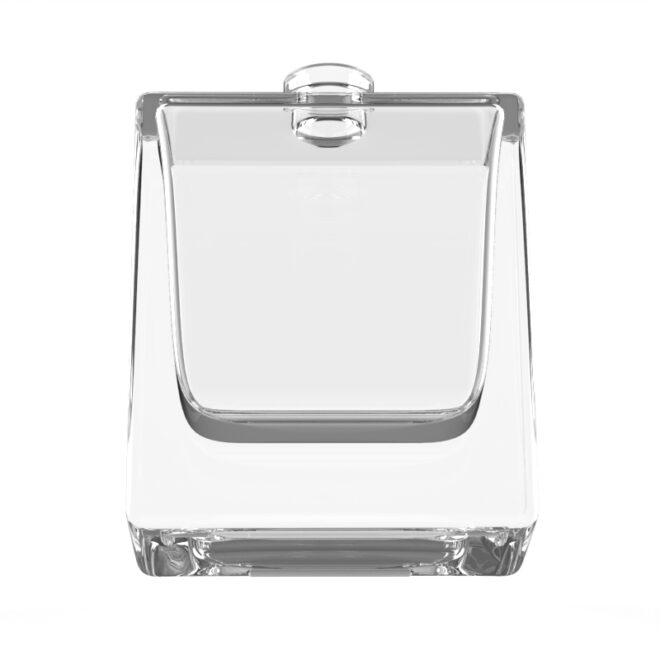 114ml Rectangular Glass Perfume Bottle – Clear, Sleek Design for Luxury Fragrance Packaging - Image 2