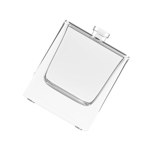114ml Rectangular Glass Perfume Bottle – Clear, Sleek Design for Luxury Fragrance Packaging - Image 3