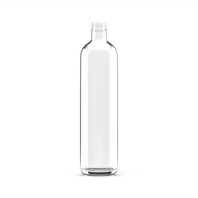 700ml Long Neck Glass Whiskey Bottle with Screw Cap – Perfect for Vodka, Brandy, Tequila & More