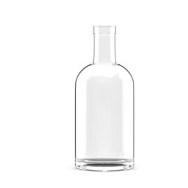 Premium 700ml Empty Glass Bottles – Round Design with Thick Bottom for Vodka, Whiskey & Spirits