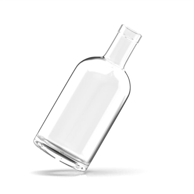 Premium 700ml Empty Glass Bottles – Round Design with Thick Bottom for Vodka, Whiskey & Spirits - Image 3