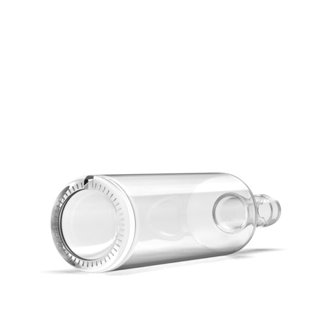 700ml Clear Glass Whiskey Bottle with Screw Cap – Round Bottom Vodka and Liquor Bottles for Spirit Packaging - Image 4