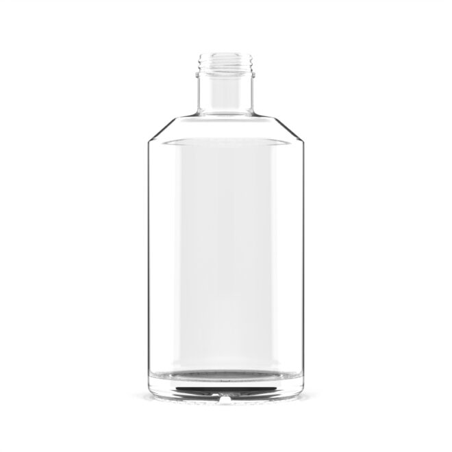 1000ml Round Glass Liquor Bottle with Screw Cap – Perfect for Whiskey, Vodka & Spirits