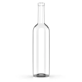 750ml Round Glass Liquor Bottle with Cork – Custom Logo & Bulk Wholesale Available