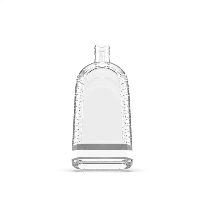 750ml Premium Clear Glass Liquor Bottle with Cork – Perfect for Vodka, Whiskey & Spirits Packaging - Image 3
