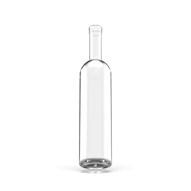 750ml Round Glass Whiskey Bottle with Cork – Customizable Sizes for Vodka, Tequila, and Spirits - Image 2