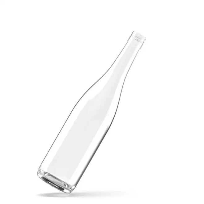 750ml Clear Glass Liquor Bottle – Long Neck Screw Cap for Tequila, Vodka & Whiskey - Image 3