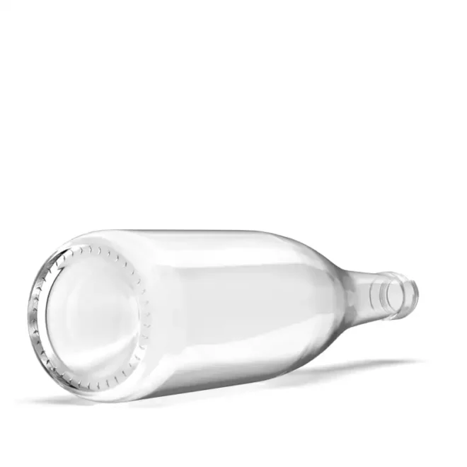 750ml Clear Glass Liquor Bottle – Long Neck Screw Cap for Tequila, Vodka & Whiskey - Image 4