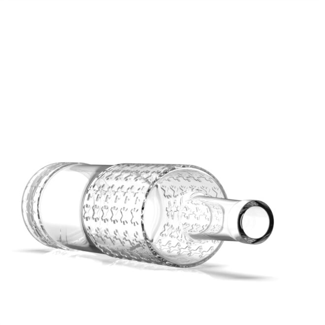 750ml Premium Clear Glass Bottle – Elegant Embossed Round Shape for Vodka, Whiskey & Spirits - Image 5