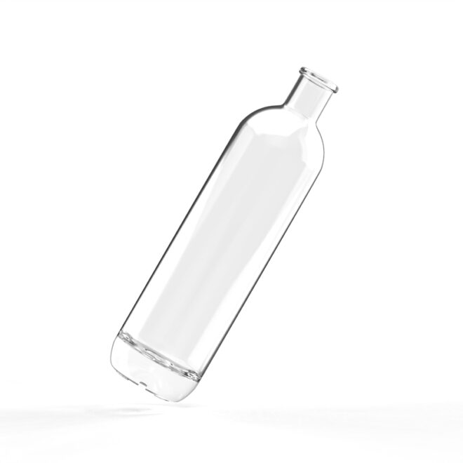 750ml Custom Clear Glass Liquor Bottle – Sleek Tall Design, Perfect for Premium Spirits Packaging - Image 3