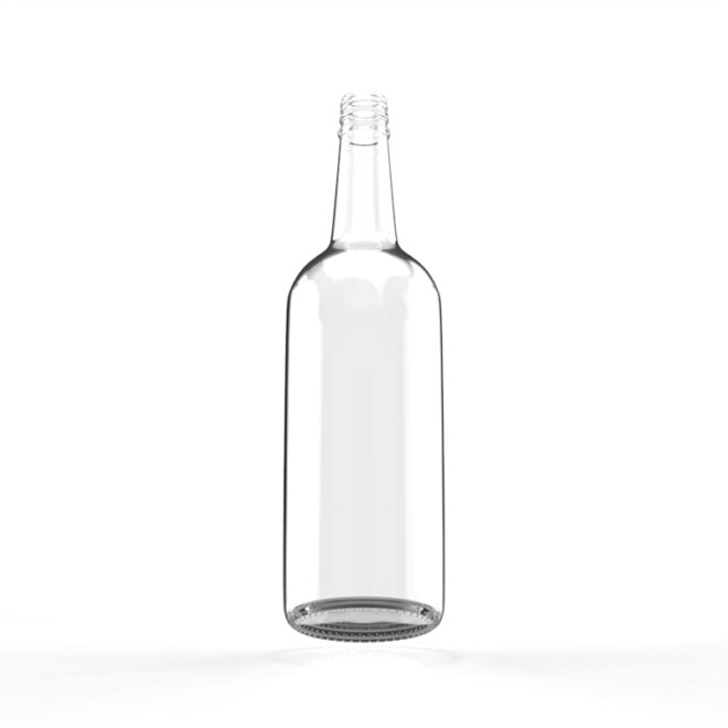 750ml Clear Glass Liquor Bottle – Premium Flint Glass, Ideal for Whiskey and Spirits Packaging - Image 2