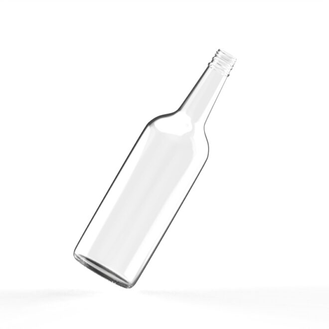 750ml Clear Glass Liquor Bottle – Premium Flint Glass, Ideal for Whiskey and Spirits Packaging - Image 3