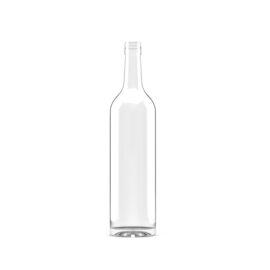 Clear 750ml Spirit Bottle – Heavy-Duty Flint Glass with Sleek Surface, Perfect for Vodka and Whiskey
