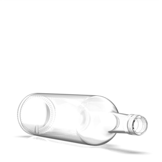 Clear 750ml Spirit Bottle – Heavy-Duty Flint Glass with Sleek Surface, Perfect for Vodka and Whiskey - Image 5