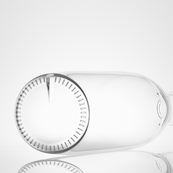 750ml Clear Glass Bottle – Elegant Smooth Finish for Beverages & Dairy Products - Image 3