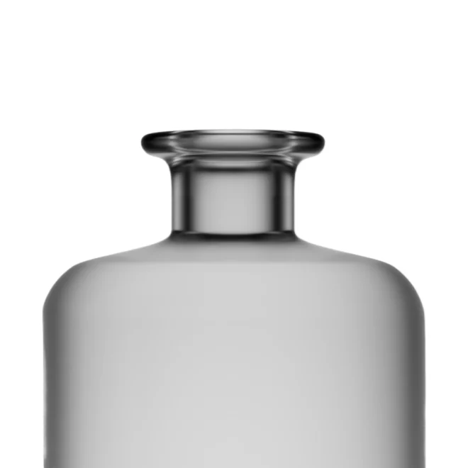 750ml Matte Frosted Liquor Bottle – Cylindrical Glass Packaging for Whiskey, Vodka & More - Image 5