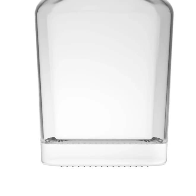 750ml Square Glass Liquor Bottle – Clear Premium Packaging for Whiskey & Spirits - Image 3