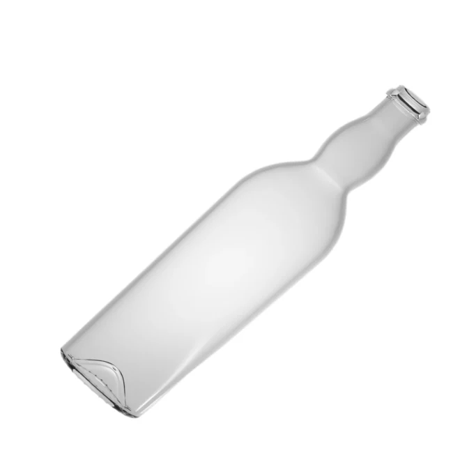 750ml Matte Finish Frosted Glass Liquor Bottle – Curved Design for High-End Spirits - Image 5