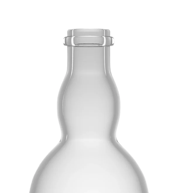 750ml Matte Finish Frosted Glass Liquor Bottle – Curved Design for High-End Spirits - Image 6