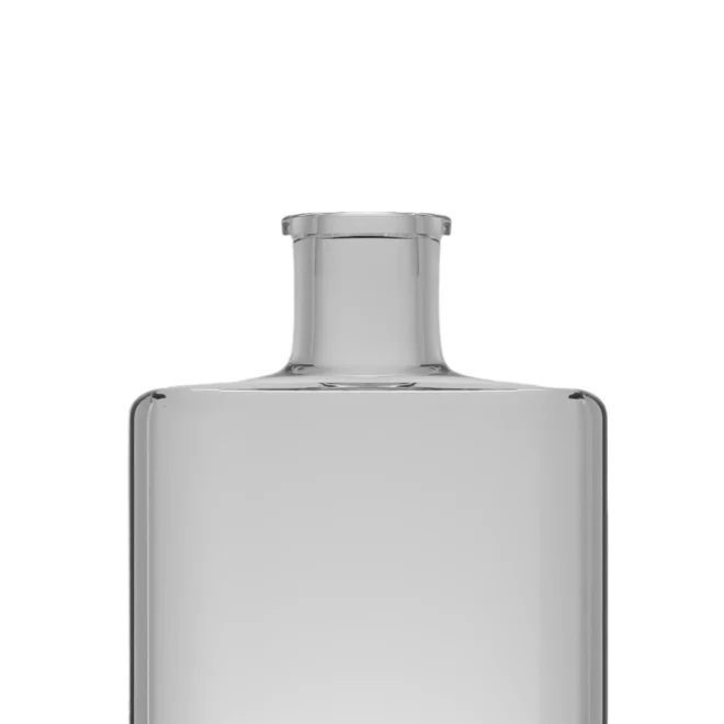750ml Round Clear Glass Bottle – High-Quality Flint Glass, Ideal for Custom Branding & Decoration. - Image 2