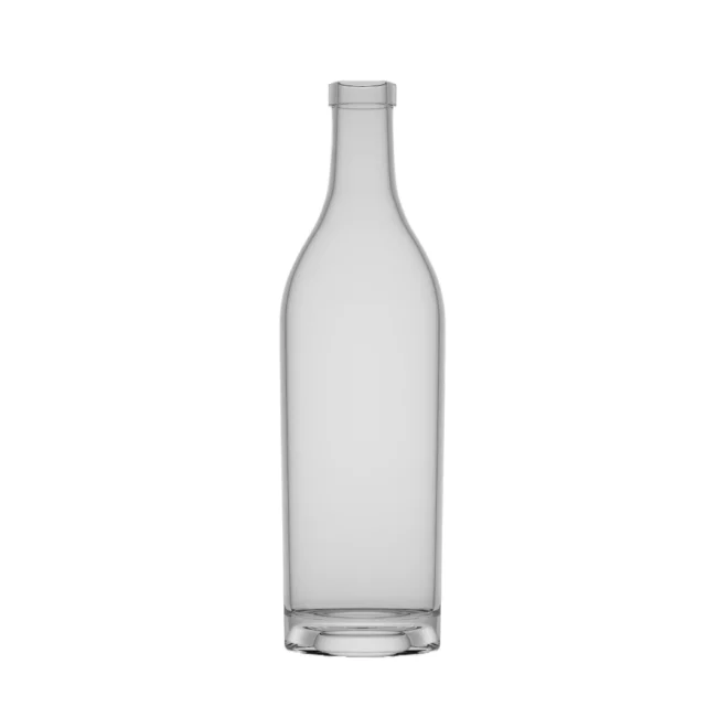 750ml Frosted Glass Wine Bottle – Premium Quality, Classic Round Design for Home Brewing & Storage