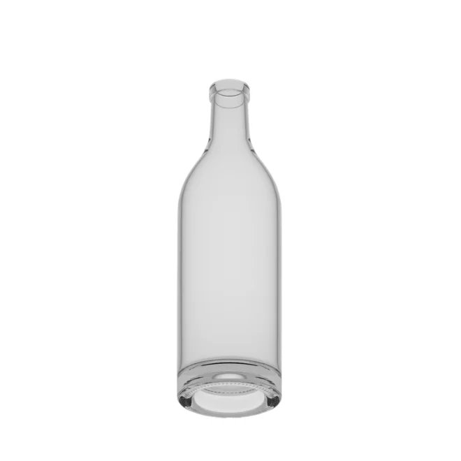 750ml Frosted Glass Wine Bottle – Premium Quality, Classic Round Design for Home Brewing & Storage - Image 2