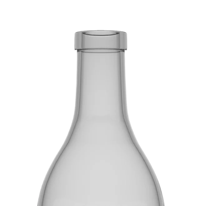 750ml Frosted Glass Wine Bottle – Premium Quality, Classic Round Design for Home Brewing & Storage - Image 4
