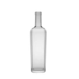 500ml Clear Round Glass Bottle – Smooth Finish for Premium Spirits & Beverages
