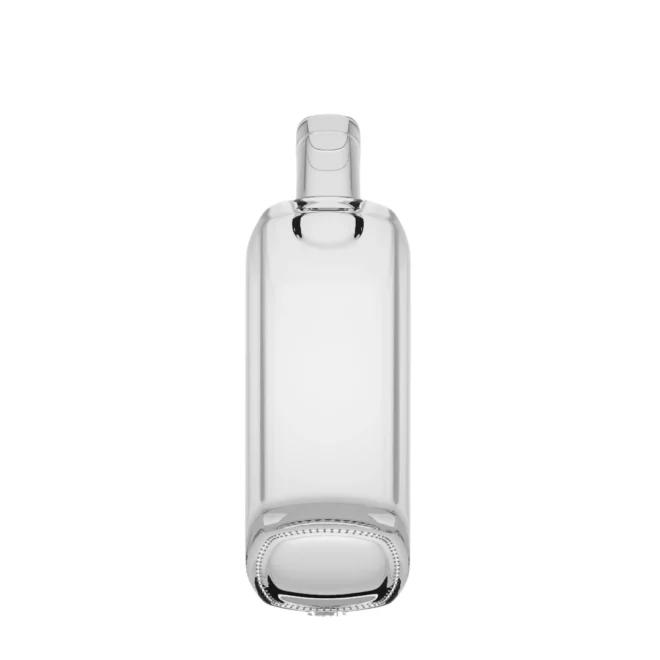 500ml Clear Round Glass Bottle – Smooth Finish for Premium Spirits & Beverages - Image 2