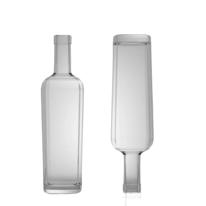 500ml Clear Round Glass Bottle – Smooth Finish for Premium Spirits & Beverages - Image 5