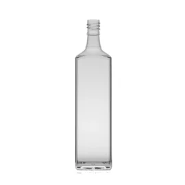 750ml Frosted Square Glass Liquor Bottle – Premium Durable Packaging for Spirits
