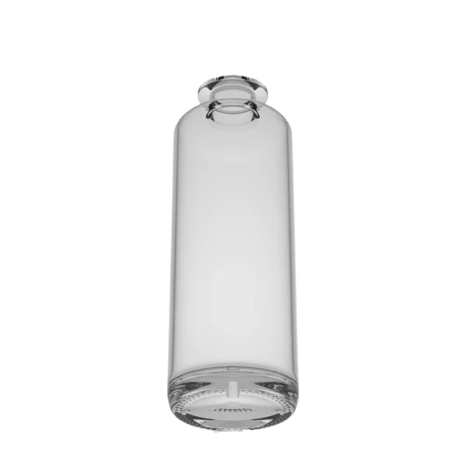 750ml Clear Glass Bottle – Cylindrical Shape with Smooth Finish for Spirits & Liquors - Image 3