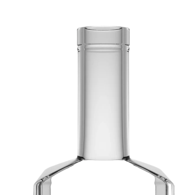750ml Square Clear Glass Bottle – Custom Design & Smooth Finish for Premium Spirits - Image 5