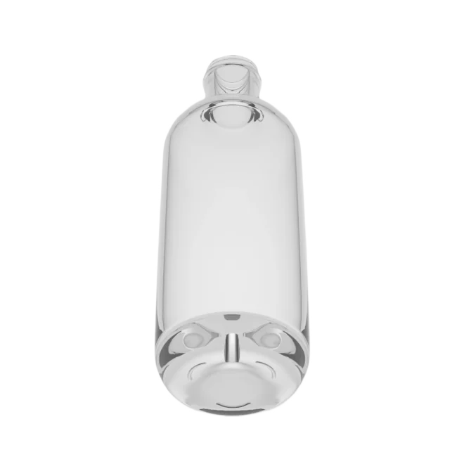 500ml Clear Glass Bottle – Custom Cylindrical Design with Smooth Finish for Spirits - Image 2