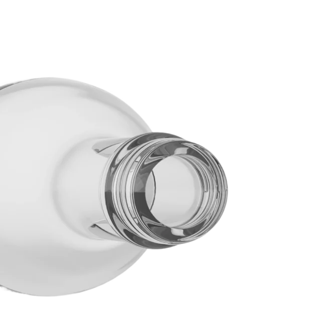 500ml Clear Glass Bottle – Custom Cylindrical Design with Smooth Finish for Spirits - Image 5