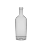 750ml Clear Glass Bottle – Custom Round Shape, Perfect for Liquor & Spirits Packaging