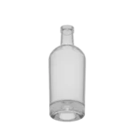 750ml Clear Glass Bottle – Custom Round Shape, Perfect for Liquor & Spirits Packaging - Image 2