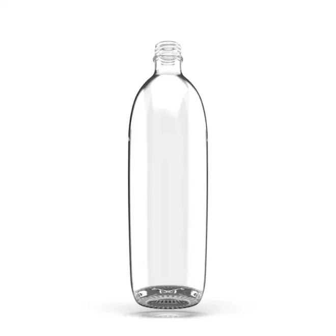 Wholesale 750ml Clear Cylindrical Glass Bottle with Spiral Neck – Perfect for Liquor, Oil, and Drinks - Image 2
