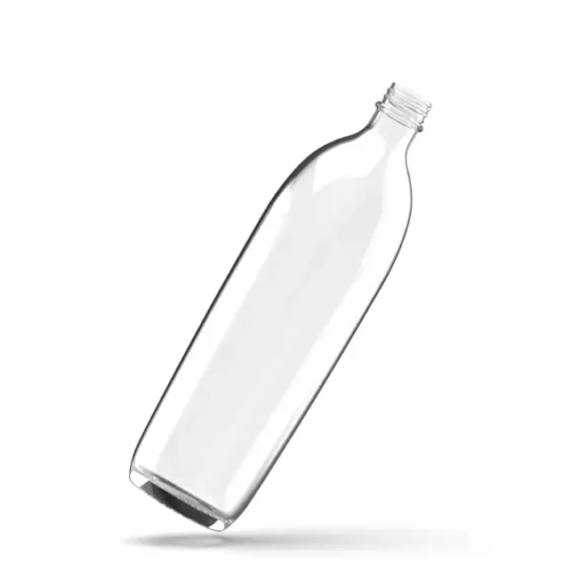 Wholesale 750ml Clear Cylindrical Glass Bottle with Spiral Neck – Perfect for Liquor, Oil, and Drinks - Image 3