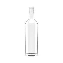 750ml Clear Glass Liquor Bottle – Durable Screw Top Seal for Whiskey, Vodka, and More
