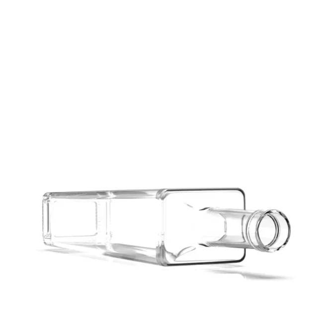 530ml Clear Glass Rectangular Bottle with Cork – Ideal for Vodka, Whiskey & Tequila - Image 4